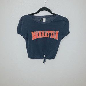 Cropped shirt